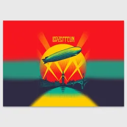 Поздравительная открытка Led Zeppelin 3