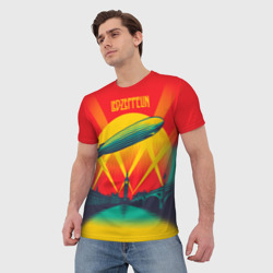Мужская футболка 3D Led Zeppelin 3 - фото 2