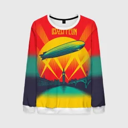 Мужской свитшот 3D Led Zeppelin 3