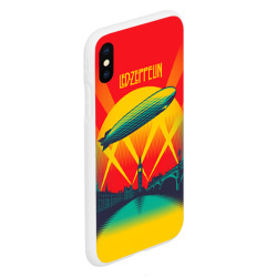 Чехол для iPhone XS Max матовый Led Zeppelin 3 - фото 2