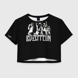 Женская футболка Crop-top 3D Led Zeppelin 4