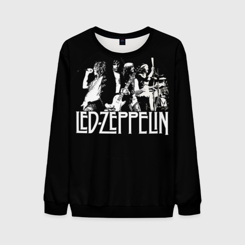 Мужской свитшот 3D Led Zeppelin 4, цвет черный