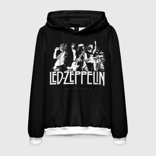 Мужская толстовка 3D Led Zeppelin 4, цвет белый