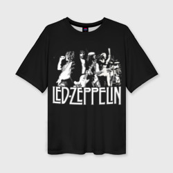 Женская футболка oversize 3D Led Zeppelin 4