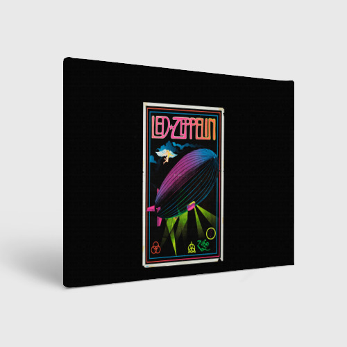 Холст прямоугольный Led Zeppelin 6, цвет 3D печать