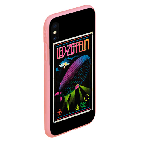 Чехол для iPhone XS Max матовый Led Zeppelin 6, цвет баблгам - фото 3