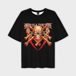Мужская футболка oversize 3D Megadeth 1