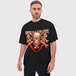 Мужская футболка oversize 3D Megadeth 1 - фото 2