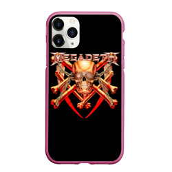 Чехол для iPhone 11 Pro Max матовый Megadeth 1