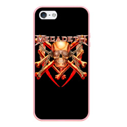 Чехол для iPhone 5/5S матовый Megadeth 1