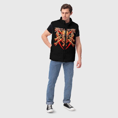 Мужской жилет утепленный 3D Megadeth 1, цвет черный - фото 5