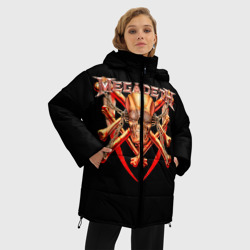 Женская зимняя куртка Oversize Megadeth 1 - фото 2