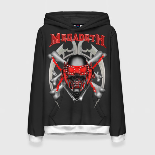 Женская толстовка 3D Megadeth 2, цвет 3D печать