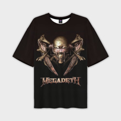Футболка oversize 3D унисекс Megadeth 3