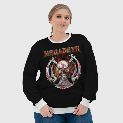 Женский свитшот 3D Megadeth 5 - фото 6