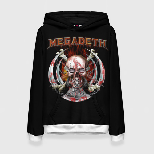 Женская толстовка 3D Megadeth 5, цвет 3D печать