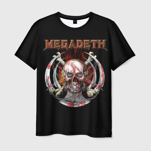 Мужская футболка 3D Megadeth 5