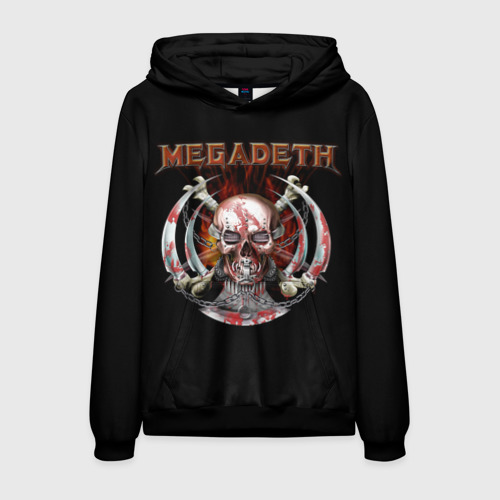 Мужская толстовка 3D Megadeth 5, цвет черный