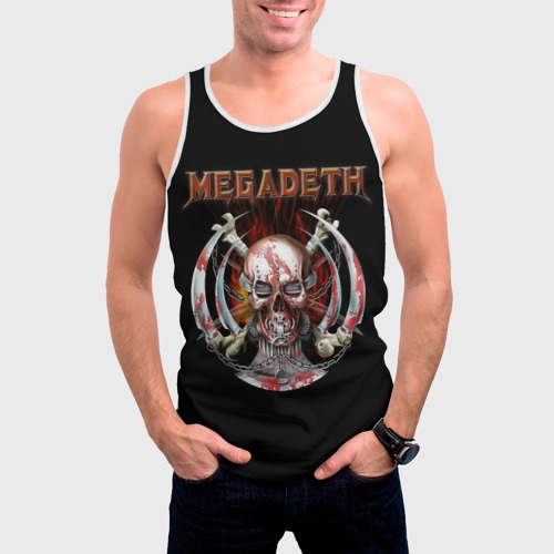 Мужская майка 3D Megadeth 5, цвет 3D печать - фото 3