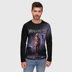 Мужской лонгслив 3D Megadeth 7 - фото 2
