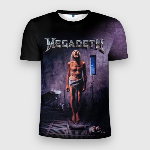 Мужская футболка 3D Slim Megadeth 7, цвет 3D печать