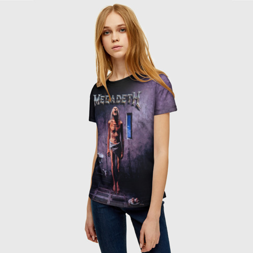 Женская футболка 3D Megadeth 7 - фото 3