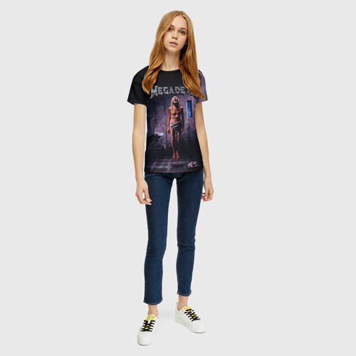 Женская футболка 3D Megadeth 7 - фото 5