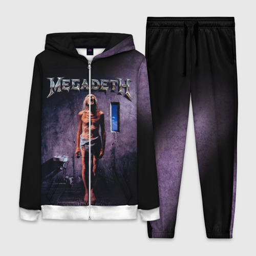 Женский костюм 3D Megadeth 7, цвет белый