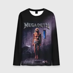 Мужской лонгслив 3D Megadeth 7