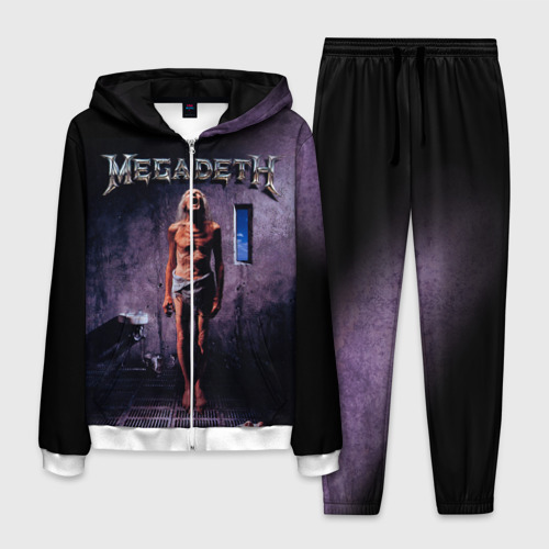 Мужской костюм 3D Megadeth 7, цвет белый