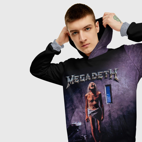 Мужская толстовка 3D Megadeth 7, цвет меланж - фото 5