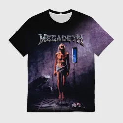 Мужская футболка 3D Megadeth 7