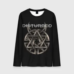 Мужской лонгслив 3D Disturbed 2
