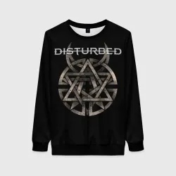 Женский свитшот 3D Disturbed 2