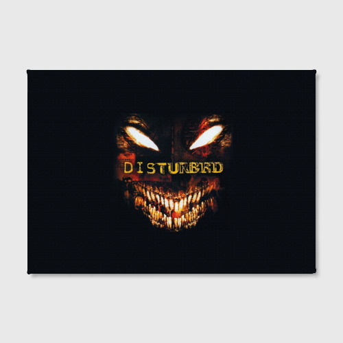 Холст прямоугольный Disturbed 4, цвет 3D печать - фото 2