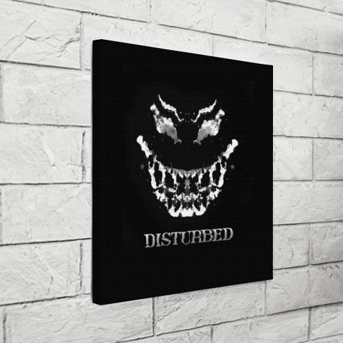 Холст квадратный Disturbed 5, цвет 3D печать - фото 3