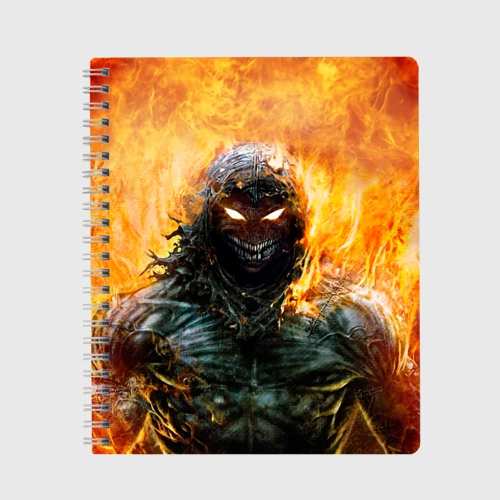 Тетрадь Disturbed guy in fire