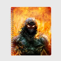 Тетрадь Disturbed guy in fire