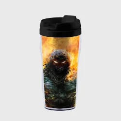 Термокружка-непроливайка Disturbed guy in fire