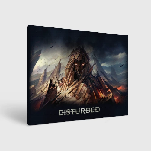 Холст прямоугольный Disturbed guy mountain
