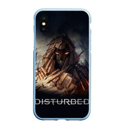 Чехол для iPhone XS Max матовый Disturbed 8