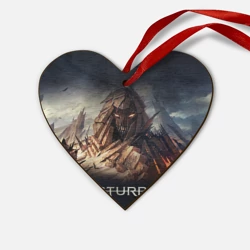 Деревянная игрушка Сердце Disturbed guy mountain
