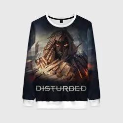 Женский свитшот 3D Disturbed guy mountain