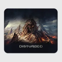 Прямоугольный коврик для мышки Disturbed guy mountain