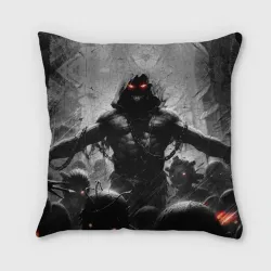 Подушка 3D Disturbed guy dark