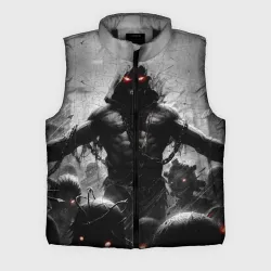 Мужской жилет утепленный 3D Disturbed guy dark