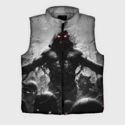 Мужской жилет утепленный 3D Disturbed guy dark
