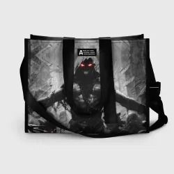 Сумка-шоппер 3D Disturbed guy dark