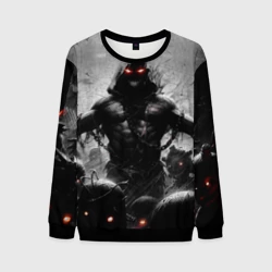 Мужской свитшот 3D Disturbed guy dark
