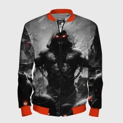 Мужской бомбер 3D Disturbed guy dark